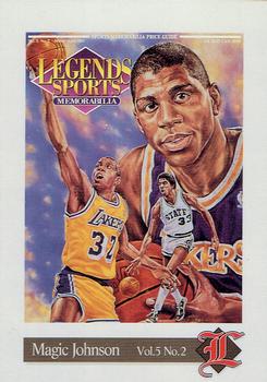 1992 Legends Sports Memorabilia National Sports Card Convention #C17 Magic Johnson Front