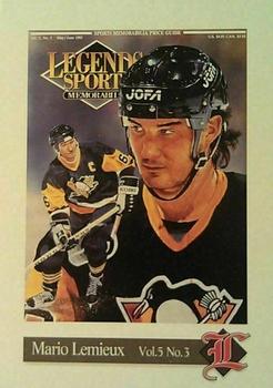 1992 Legends Sports Memorabilia National Sports Card Convention #C19 Mario Lemieux Front