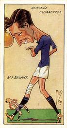 1927 Player's Football Caricatures By Mac #6 William Bryant Front