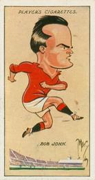 1927 Player's Football Caricatures By Mac #19 Bob John Front