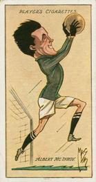 1927 Player's Football Caricatures By Mac #24 Albert McInroy Front