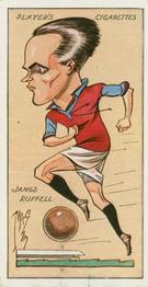 1927 Player's Football Caricatures By Mac #29 James Ruffell Front