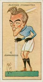 1927 Player's Football Caricatures By Mac #30 George Sommerville Front
