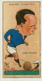 1927 Player's Football Caricatures By Mac #35 Andy Wilson Front