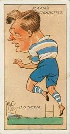 1927 Player's Football Caricatures By Mac #49 Sam Tucker Front