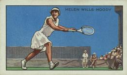 1934 Gallaher Champions #7 Helen Wills Front