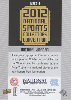 2012 Upper Deck National Convention Redemption #NSCC-1 Michael Jordan Back