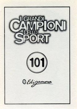 1997 I Grandi Campioni Dello Sport Stickers (Italian) #101 Cassius Clay Back