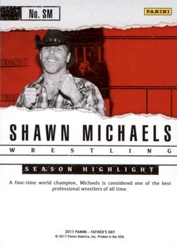 2017 Panini Father's Day - Expansion #SM Shawn Michaels Back