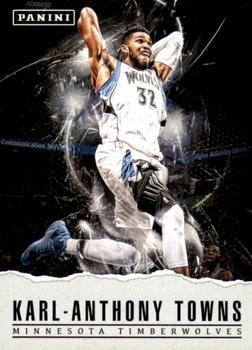 2017 Panini Father's Day - Panini Collection #4 Karl-Anthony Towns Front
