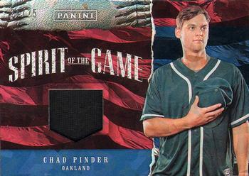 2017 Panini Father's Day - Spirit of the Game Cracked Ice #11 Chad Pinder Front