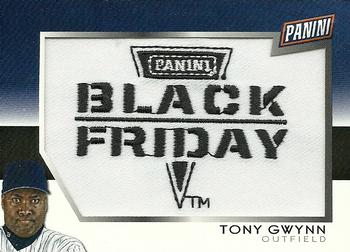 2014 Panini Black Friday - Black Friday Manufactured Patches #TG Tony Gwynn Front