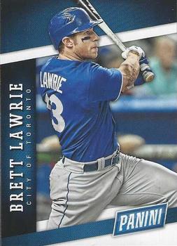 2014 Panini Boxing Day - Team Colors Thick Stock #7 Brett Lawrie Front