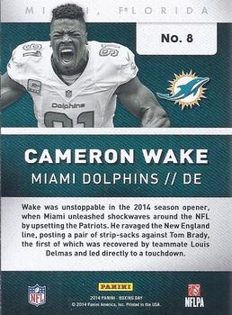 2014 Panini Boxing Day - Team Colors Thick Stock #8 Cameron Wake Back