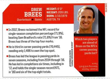 2018 Sports Illustrated for Kids #732 Drew Brees Back