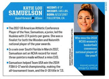 2018 Sports Illustrated for Kids #740 Katie Lou Samuelson Back