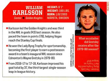 2018 Sports Illustrated for Kids #764 William Karlsson Back