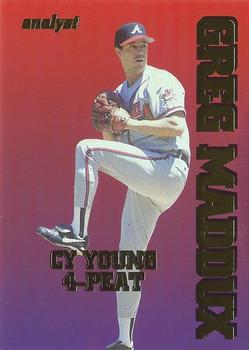 1996 Investor's Journal The Analyst #NNO Greg Maddux Front