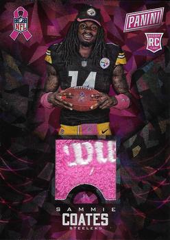 2015 Panini Black Friday - Breast Cancer Awareness Cracked Ice #11 Sammie Coates Front