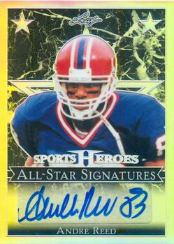 2017 Leaf Metal Sports Heroes - All-Star Signatures #AS-AR1 Andre Reed Front