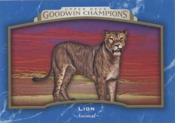 2017 Upper Deck Goodwin Champions - Royal Blue #64 Lion Front