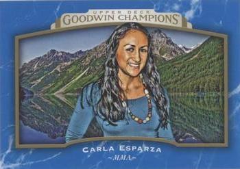 2017 Upper Deck Goodwin Champions - Royal Blue #77 Carla Esparza Front