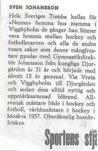 1960 Hemmets Journal #46 Sven Johansson Back