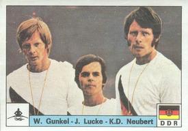 1976 Panini Montreal 76 #157 Wolfgang Gunkel / Jorg Lucke / Klaus-Dieter Neubert Front