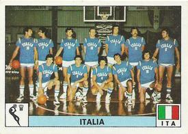 1976 Panini Montreal 76 #165 Italy Men's Basketball Team Front