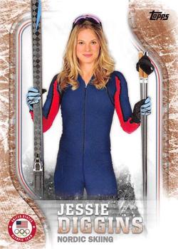 2018 Topps U.S. Olympic & Paralympic Team Hopefuls - Bronze #US-11 Jessie Diggins Front