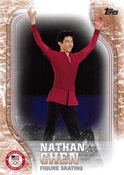 2018 Topps U.S. Olympic & Paralympic Team Hopefuls - Bronze #US-17 Nathan Chen Front