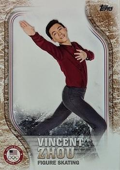 2018 Topps U.S. Olympic & Paralympic Team Hopefuls - Bronze #US-18 Vincent Zhou Front