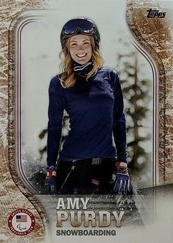 2018 Topps U.S. Olympic & Paralympic Team Hopefuls - Bronze #US-30 Amy Purdy Front