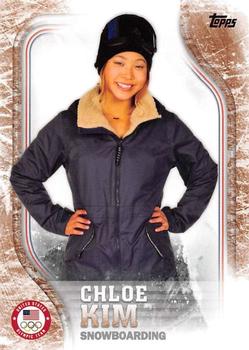 2018 Topps U.S. Olympic & Paralympic Team Hopefuls - Bronze #US-36 Chloe Kim Front