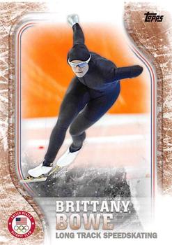 2018 Topps U.S. Olympic & Paralympic Team Hopefuls - Bronze #US-37 Brittany Bowe Front