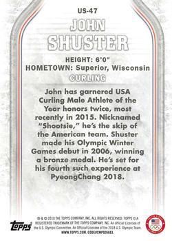 2018 Topps U.S. Olympic & Paralympic Team Hopefuls - Bronze #US-47 John Shuster Back