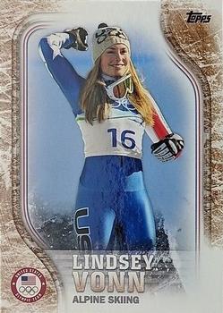 2018 Topps U.S. Olympic & Paralympic Team Hopefuls - Bronze #USA-4 Lindsey Vonn Front