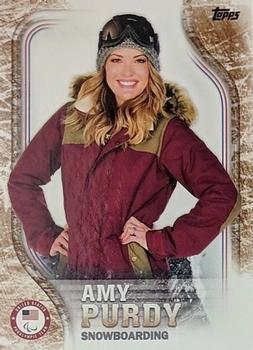 2018 Topps U.S. Olympic & Paralympic Team Hopefuls - Bronze #USA-28 Amy Purdy Front