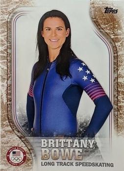2018 Topps U.S. Olympic & Paralympic Team Hopefuls - Bronze #USA-34 Brittany Bowe Front