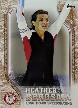 2018 Topps U.S. Olympic & Paralympic Team Hopefuls - Bronze #USA-35 Heather Bergsma Front