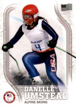 2018 Topps U.S. Olympic & Paralympic Team Hopefuls - U.S. Flag #US-28 Danelle Umstead Front