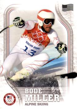 2018 Topps U.S. Olympic & Paralympic Team Hopefuls - U.S. Flag #USA-1 Bode Miller Front