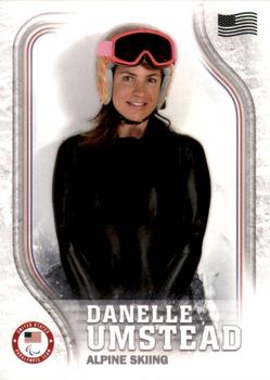 2018 Topps U.S. Olympic & Paralympic Team Hopefuls - U.S. Flag #USA-26 Danelle Umstead Front