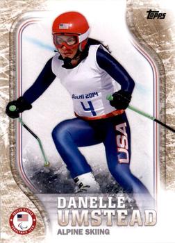 2018 Topps U.S. Olympic & Paralympic Team Hopefuls - Gold #US-28 Danelle Umstead Front