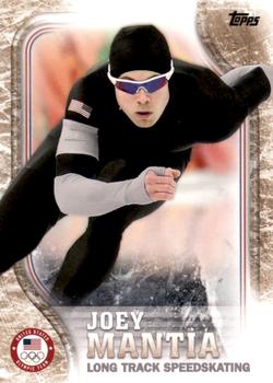 2018 Topps U.S. Olympic & Paralympic Team Hopefuls - Gold #US-40 Joey Mantia Front