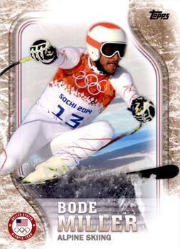 2018 Topps U.S. Olympic & Paralympic Team Hopefuls - Gold #USA-1 Bode Miller Front