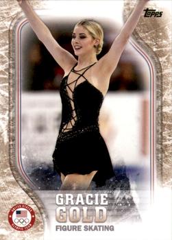 2018 Topps U.S. Olympic & Paralympic Team Hopefuls - Gold #USA-14 Gracie Gold Front