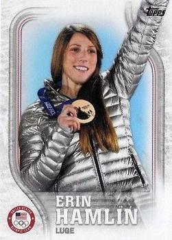 2018 Topps U.S. Olympic & Paralympic Team Hopefuls - Podium Image Variations #BPV-EH Erin Hamlin Front