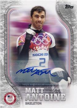 2018 Topps U.S. Olympic & Paralympic Team Hopefuls - Autographs Gold #US-35 Matt Antoine Front