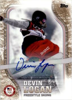 2018 Topps U.S. Olympic & Paralympic Team Hopefuls - Autographs Gold #USA-19 Devin Logan Front